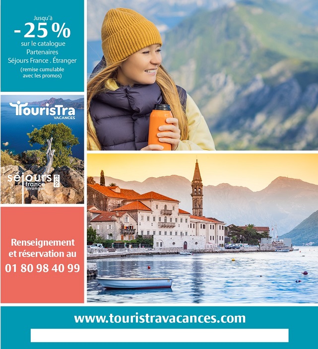 Touristra – Jusqu’à 25 % de remise sur le tarif public