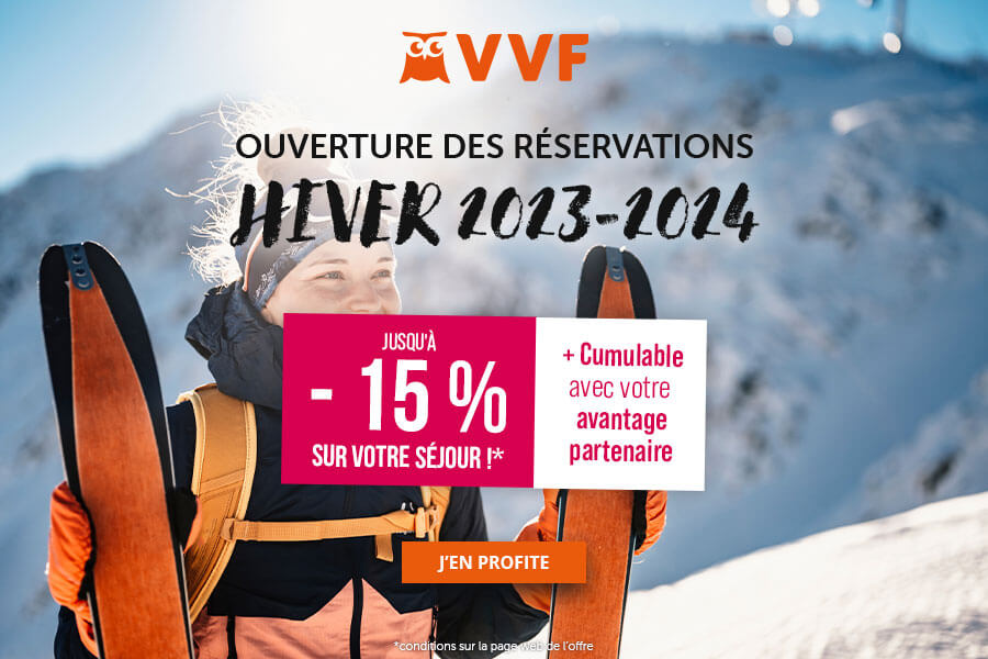 VVF - Jusqu'à 15 % de remise sur votre séjour hiver