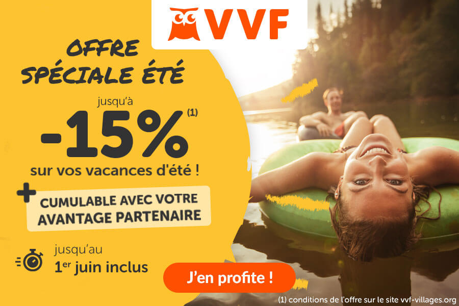 VVF - Jusqu'à 15% de remise sur une sélection de destinations estivales